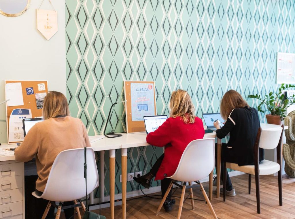 Espace de coworking féminin à Paris